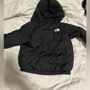 The North Face Kids Charcoal Puffer Jacket